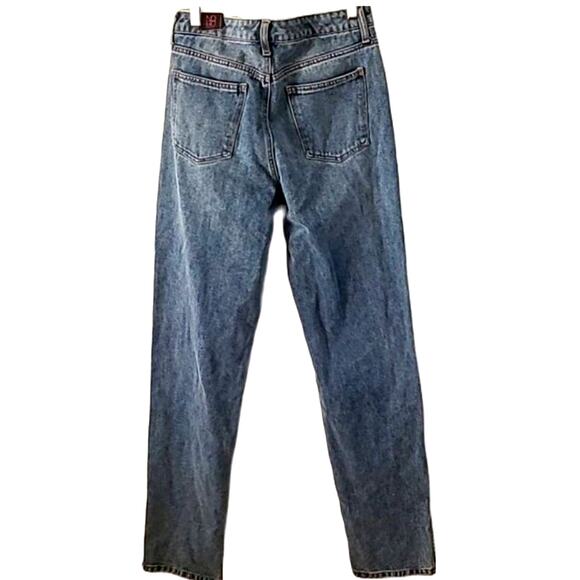NWT No Boundaries Juniors Size 9 Super High Rise Straight Leg Split Hem Jeans - Picture 9 of 9